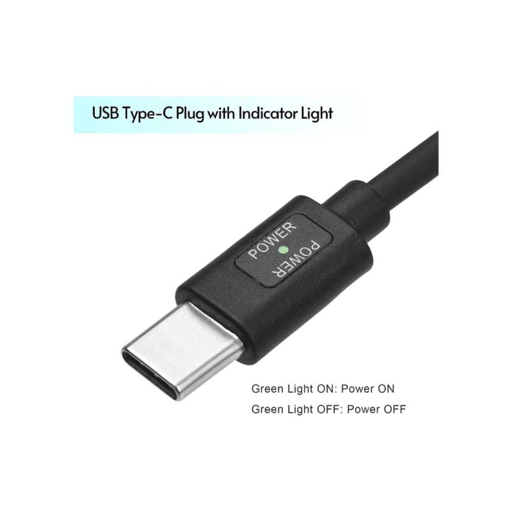 Caruba PD-DCC12 Panasonic DMW-BLF19 Dummy-Akku, USB-Typ-C-Spiralkabel