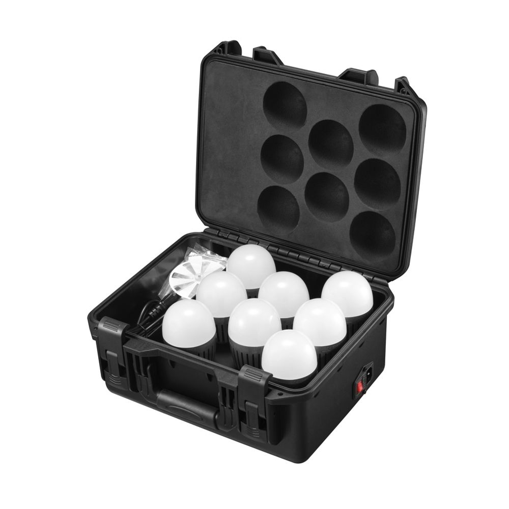 Godox C7R-K8B KNOWLED RGBWW Kit de 8 ampoules créatives (E27)