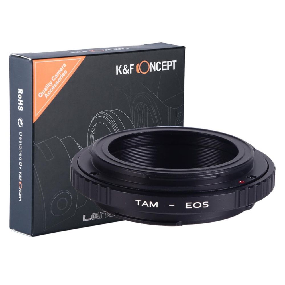 K&F Concept Adaptateur de monture d'objectif pour Tamron Adaptall II à monture EF de Canon