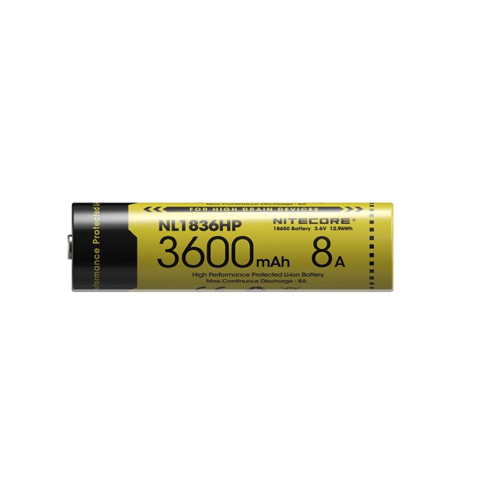 Nitecore NL1836HP Batterie Rechargeable Li-ion, 3,6V, 3600 mAh
