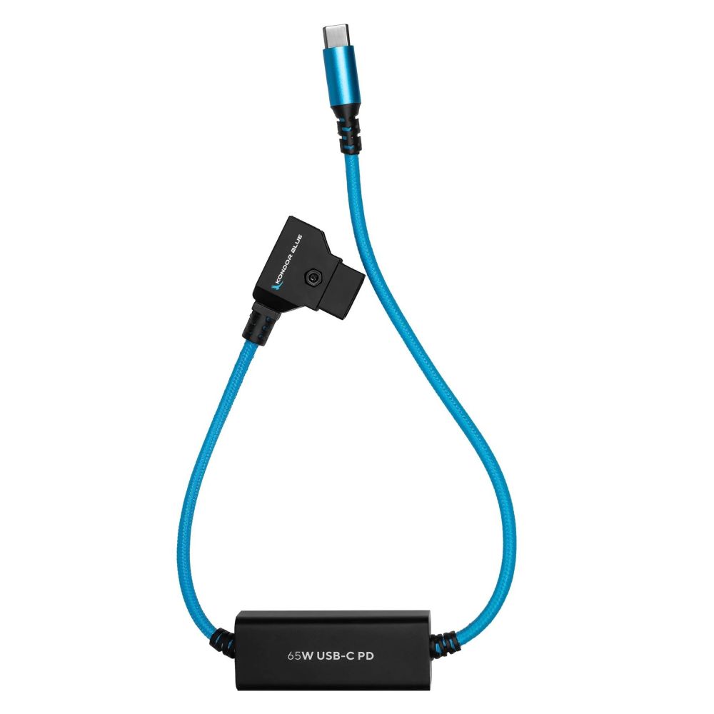 Kondor Blue 16" D-Tap to USB C Power Delivery Cable for R5C