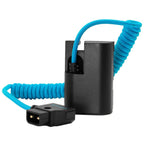 Kondor Blue D-Tap Câble vers Batterie Factice Canon LPE6