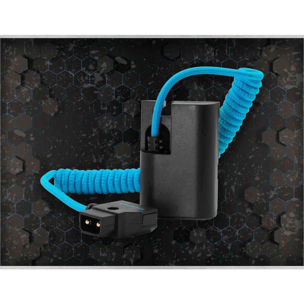 Kondor Blue D-Tap Câble vers Batterie Factice Canon LPE6