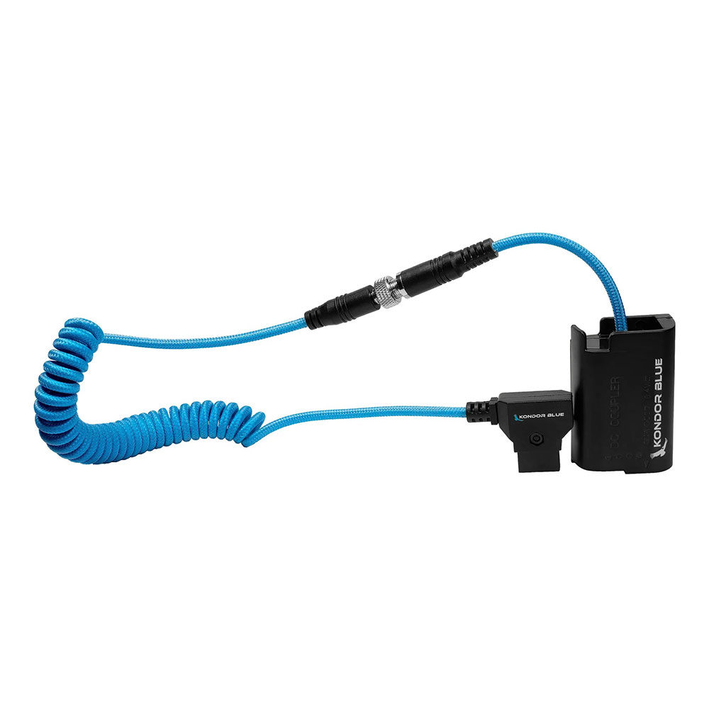 Kondor Blue D Tap To Lumix S5 GH5 DMW-BLK22 Dummy Batterie Câble (Câble de Batterie Factice)