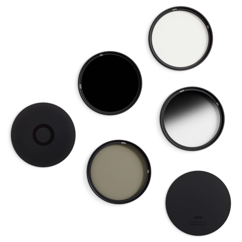 Urth 67mm UV, Polarisant Circulaire (CPL), ND64, Soft Grad ND8 Kit de Filtres pour Objectif (Plus+)