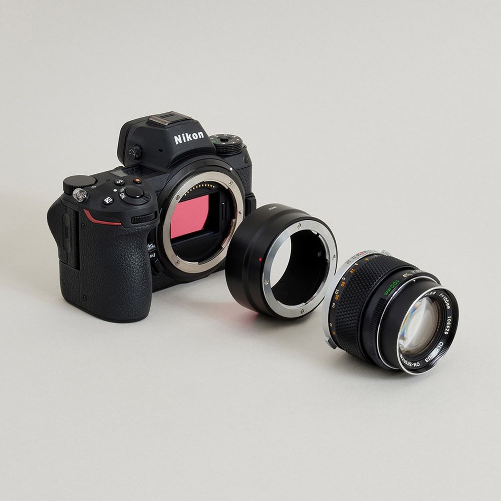 Urth Adaptateur de monture d'objectif : Compatible avec l'objectif Olympus OM et le boîtier de l'appareil photo Nikon Z