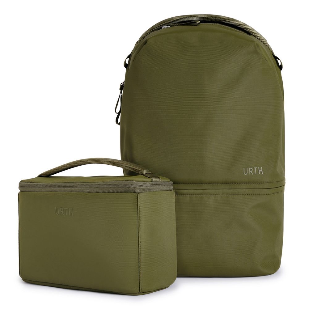 Urth Arkose 20L Sac à Dos + Appareil Photo Insert (Vert)