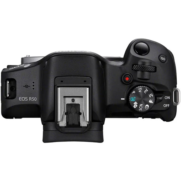 Canon EOS R50 noir + RF-S 18-45 Kit Holiday