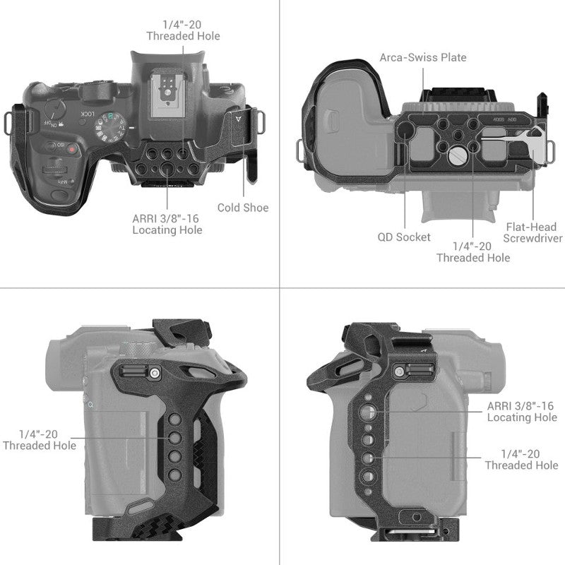 SmallRig 4003B “Black Mamba” Cage for Canon EOS R7