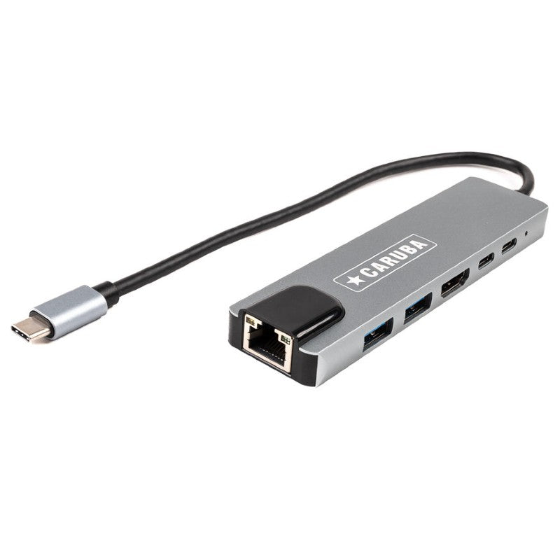 Caruba 6-in-1 USB-C Hub avec Ethernet