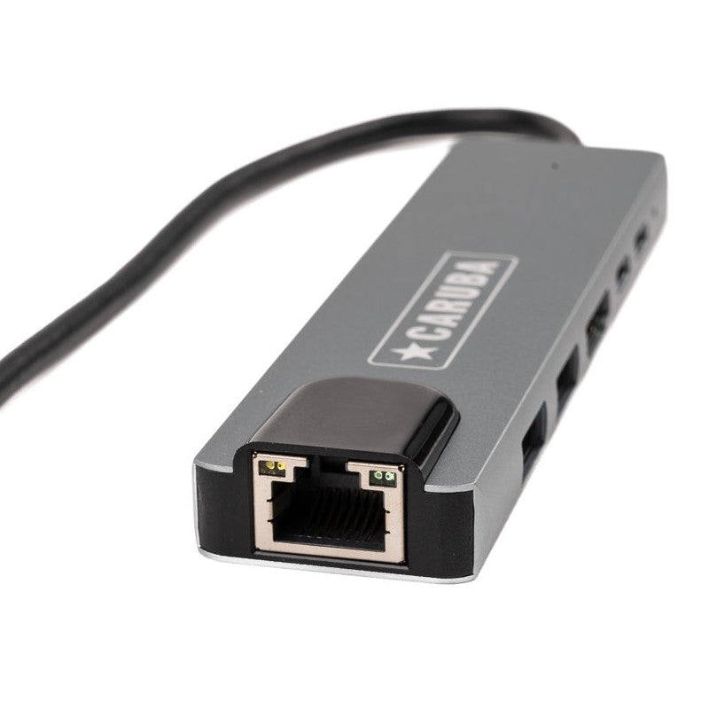 Caruba 6-in-1 USB-C Hub avec Ethernet
