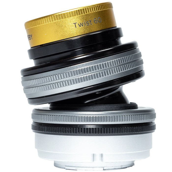 Lensbaby Twist 60 + Double Verre II Optic Swap Kit pour Canon RF Monture