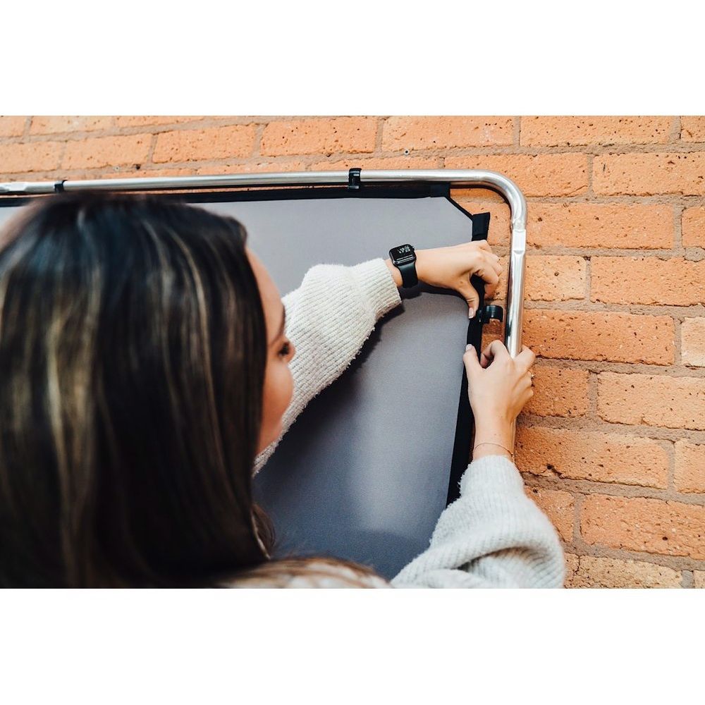 Manfrotto EzyFrame Fond 2 x 2.3m gris