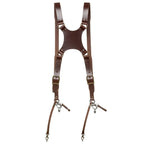 The Hantler Dual camera harness Brandy / Brass, Regular
