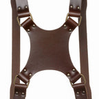 The Hantler Dual camera harness Brandy / Brass, Regular