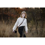 The Hantler Camera Shoulder strap Brandy / Brass, Large
