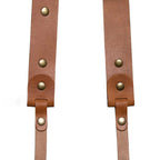 The Hantler Camera Neck strap Chestnut / Brass
