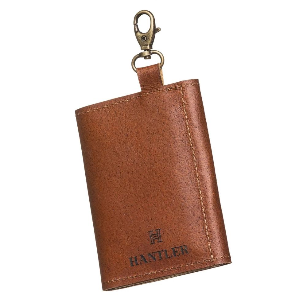 The Hantler Memory card holder Whiskey brown / Brass, 6x SD