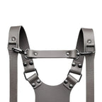 The Hantler Chest strap Stone Gray / Old silver, 22cm