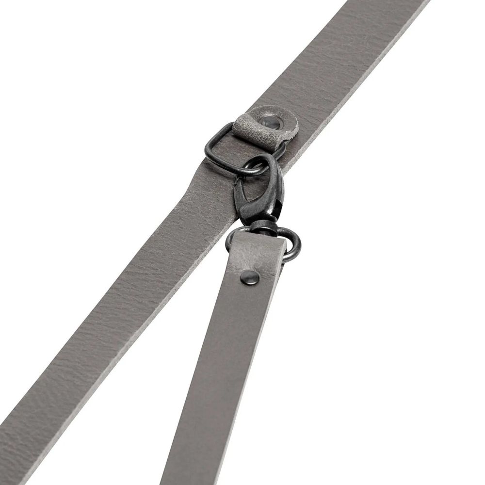 The Hantler Chest strap Stone Gray / Old silver, 22cm
