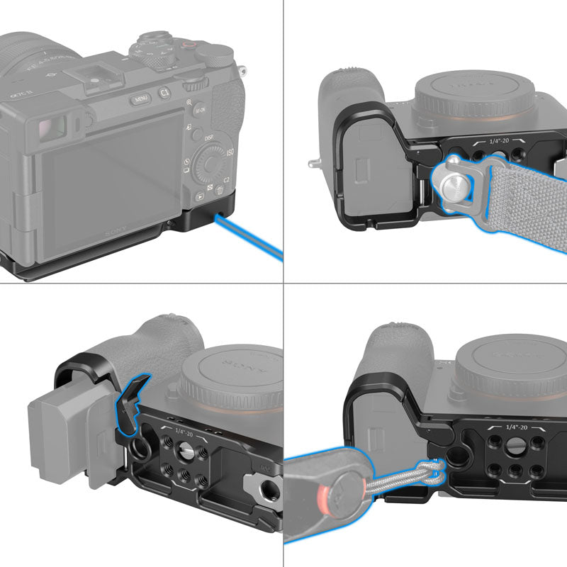 SmallRig 4438 Bottom Mount Plate for Sony Alpha 7C II / 7CR