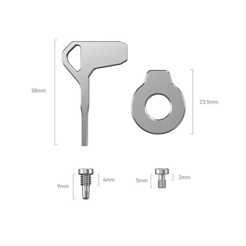 SmallRig 4385 Stainless Steel Screw Set with Screwdrivers