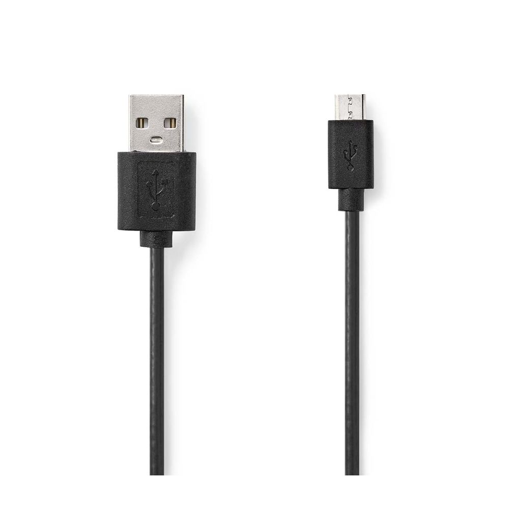 Nedis Câble USB Micro-B mâle 2.0 1,00 m noir