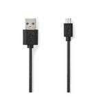 Nedis Câble USB Micro-B mâle 2.0 1,00 m noir
