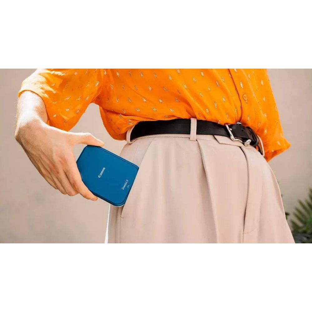 Canon Zoemini Imprimante photo couleur portable 2 bleu marine + ZP-2030, 5x7.6cm, 20 feuilles