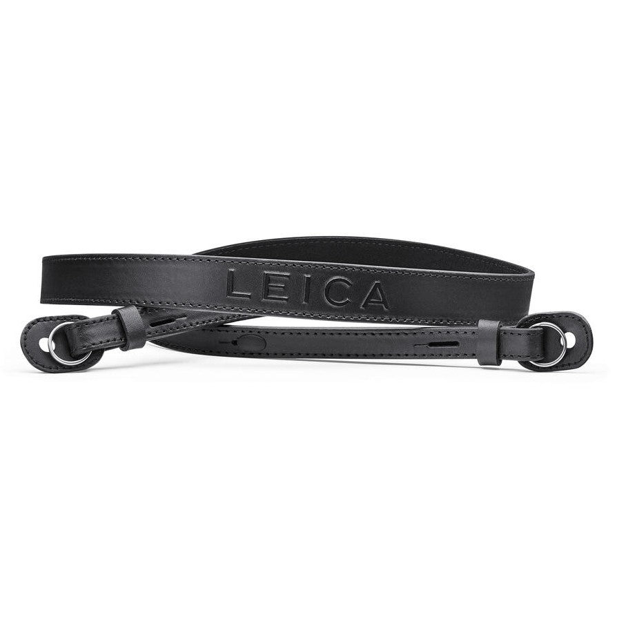 Leica 18553 leather carrying strap, black