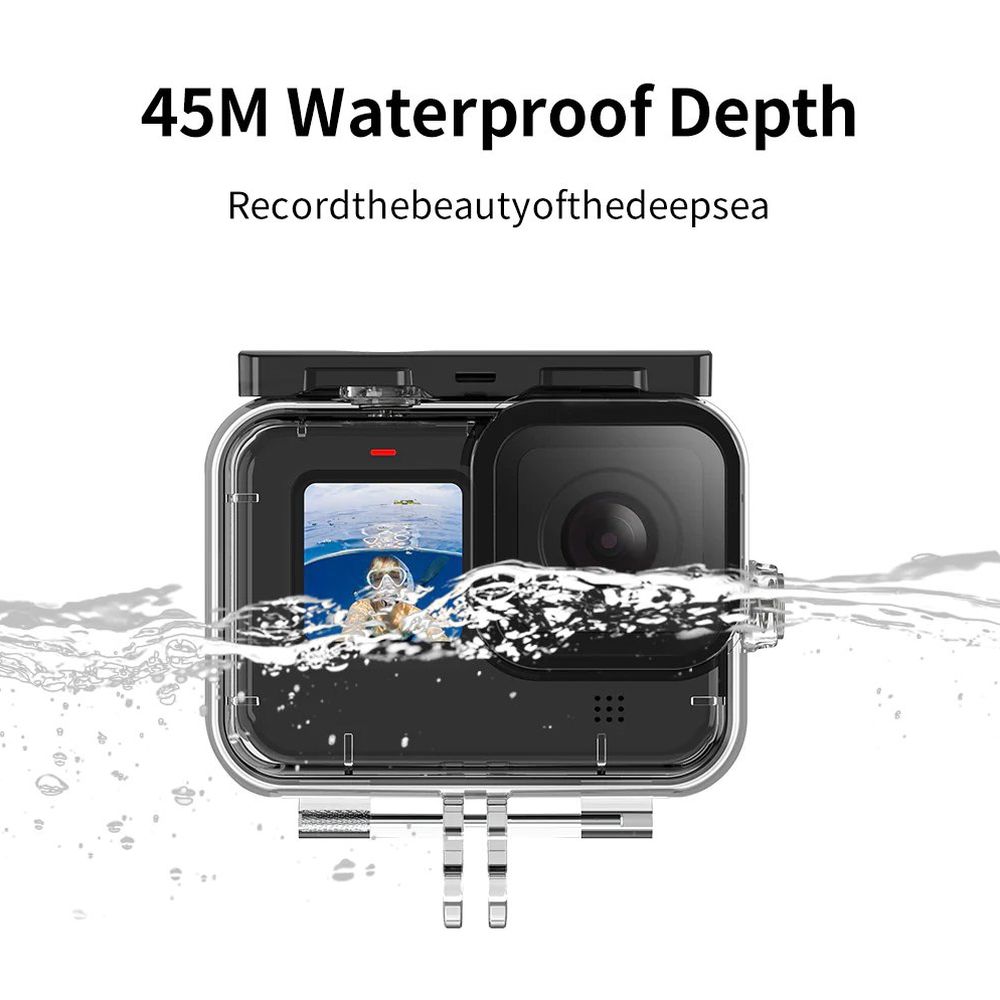 Telesin Wasserdichtes Gehäuse + Tauchfilter-Set für GoPro 9/10/11/12