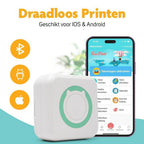 Pora&Co Mini-Fotodrucker für Smartphone, grün