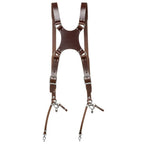 The Hantler Dual Harnais appareil photo Brandy / Old Argent, Grand