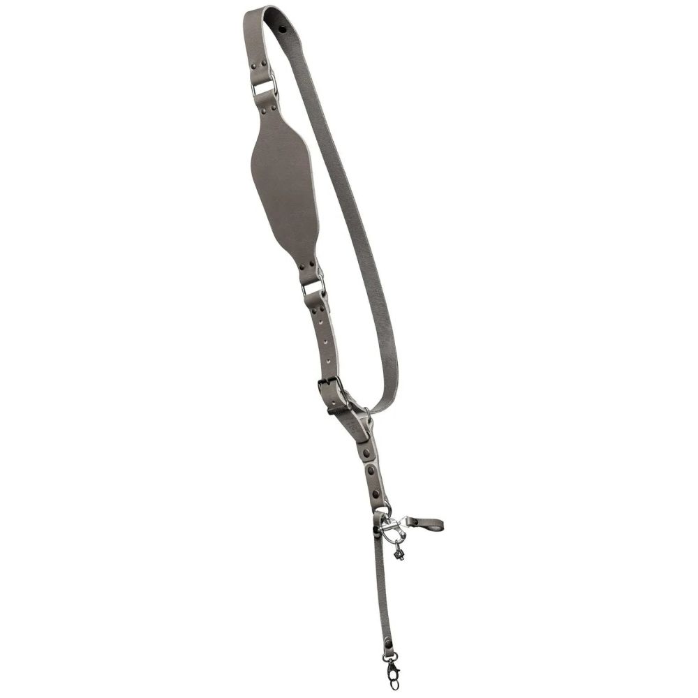 Der Hantler Kamera-Schultergurt Stone Gray / Messing, Regular