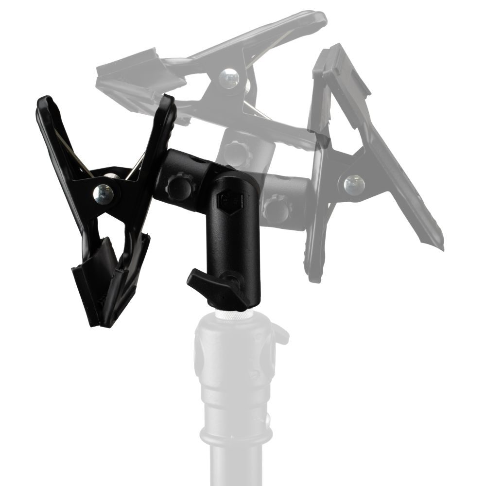 Bresser BR-6 pince métallique inclinable pour écran de réflexion