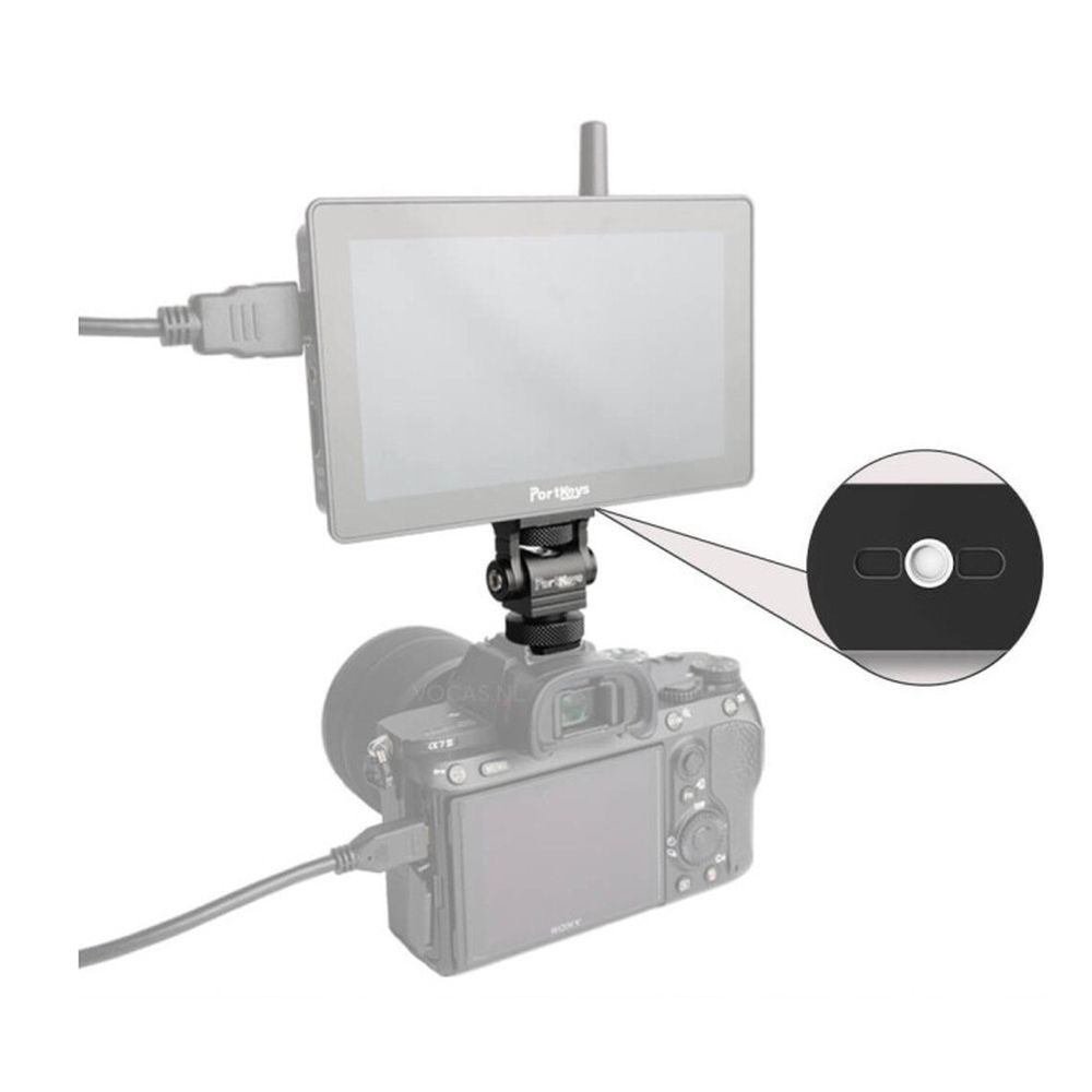Portkeys MH-2 Support de moniteur avec broches de positionnement