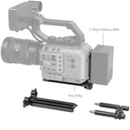 SmallRig 4323 Kit de Plaque de Montage de Batterie V-Mount pour Caméras de Cinéma