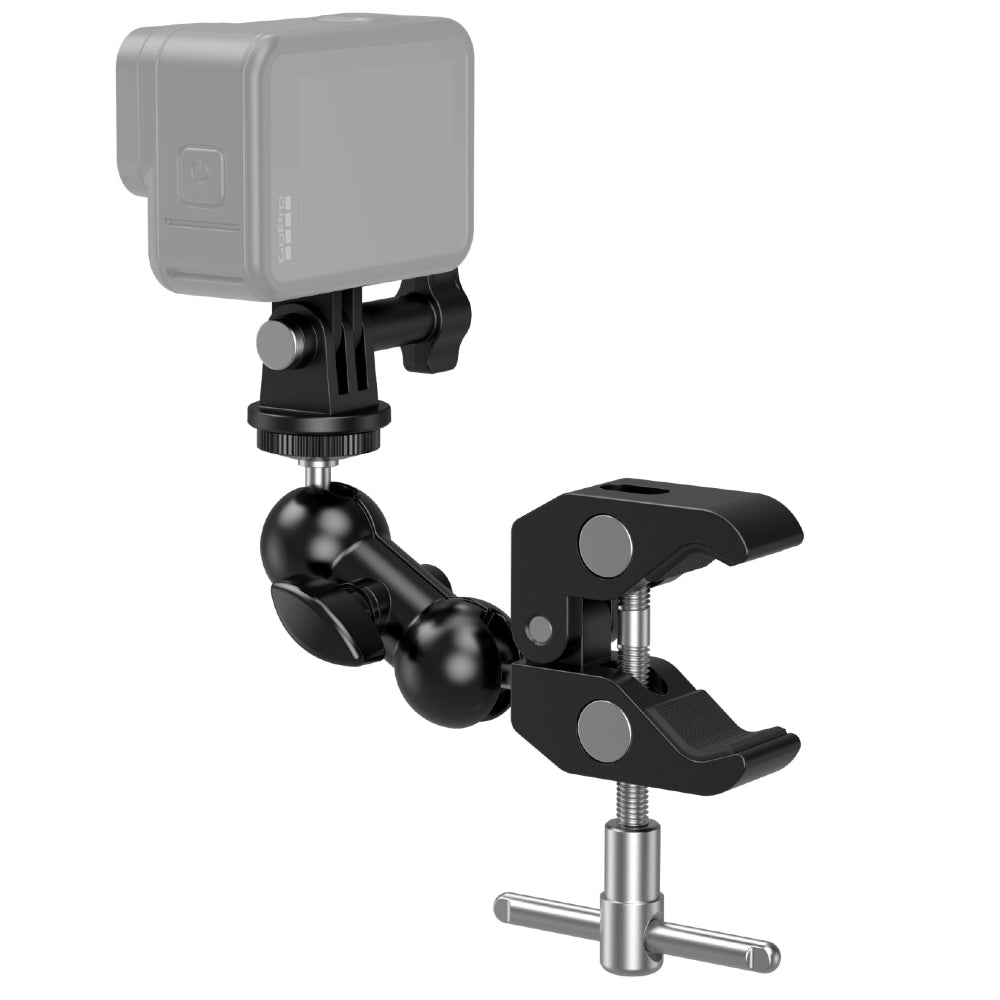SmallRig 4373 Super-Klemme in Krabbenform mit Kugelkopf-Magic-Arm