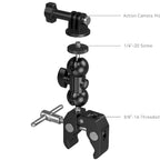 SmallRig 4373 Super-Klemme in Krabbenform mit Kugelkopf-Magic-Arm