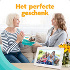 Pora&co Digitaler Fotorahmen mit WiFi & Frameo App 10 Zoll, weiß