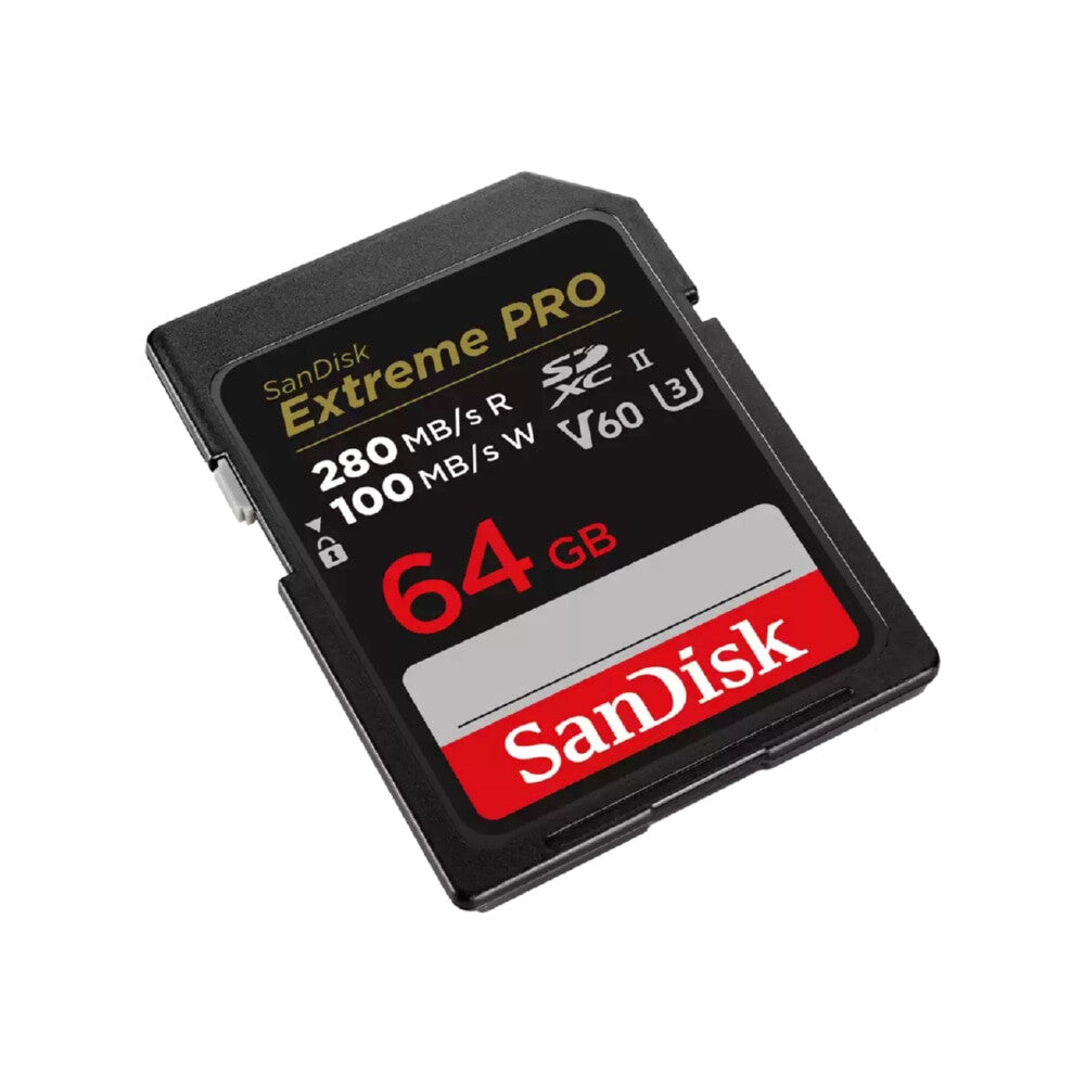 SanDisk Pro 64GB V60 UHS-II SD-Karte 280/100MB/s