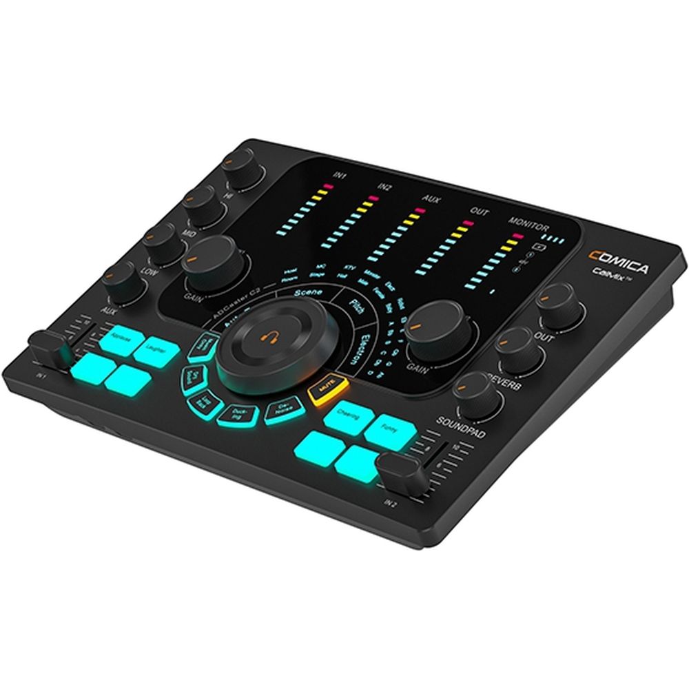 Comica Audio-Mixer für Streaming, Podcast und Aufnahme