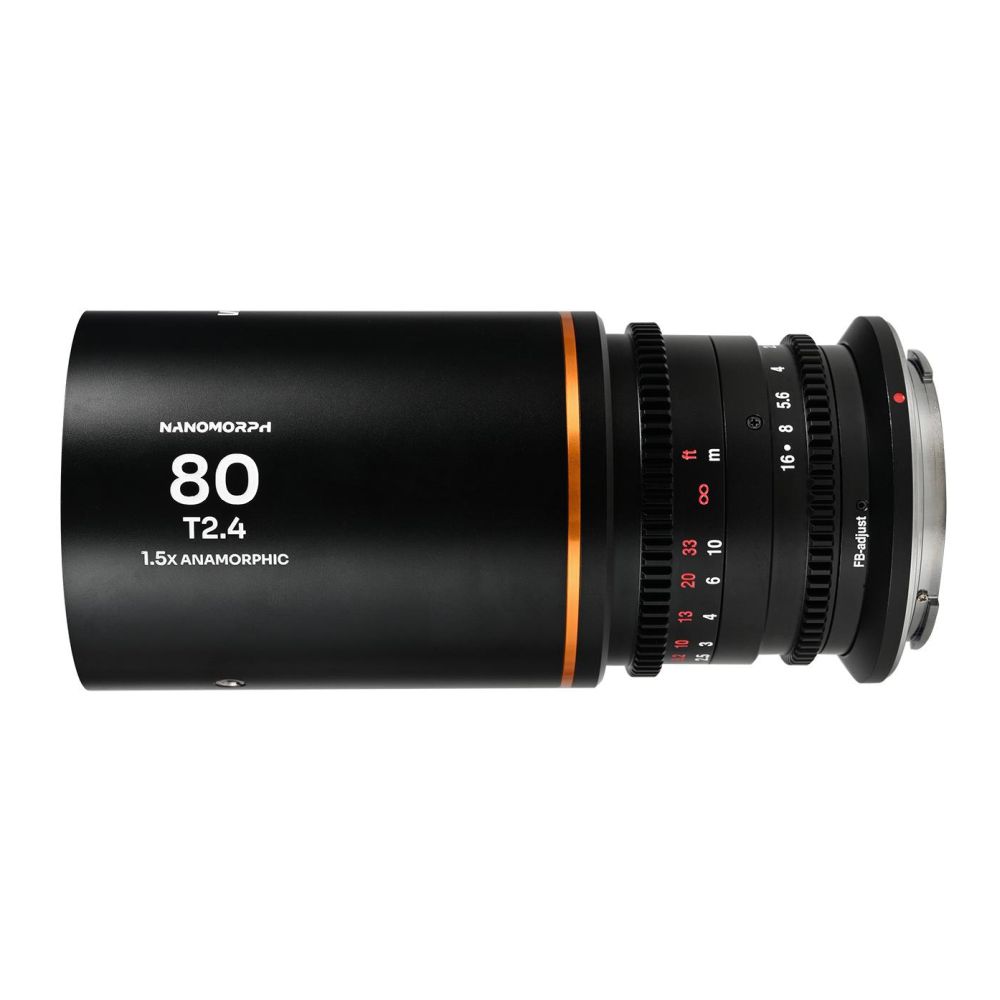 Laowa Nanomorph 80mm T2.4 1.5x S35 (Amber) Fuji X