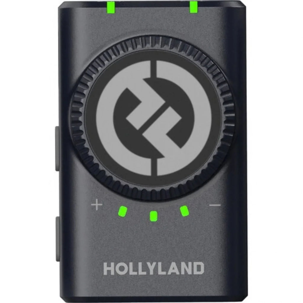 Hollyland LARK M2 Combo Duo Kabelloses Lavalier-Mikrofon - Shine Anthrazit