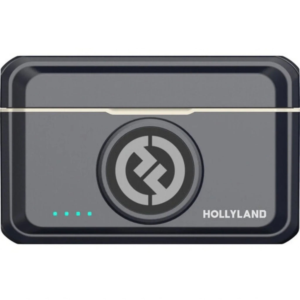 Hollyland LARK M2 Combo Duo Kabelloses Lavalier-Mikrofon - Shine Anthrazit