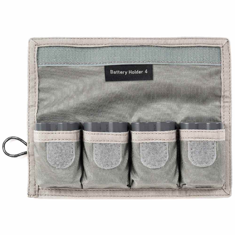 Think Tank Battery Holder 4 V2.0 Nickel Gray