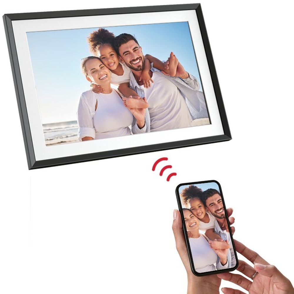 Agfaphoto Frameo Digitaler WiFi-Fotorahmen 10-Zoll, schwarz