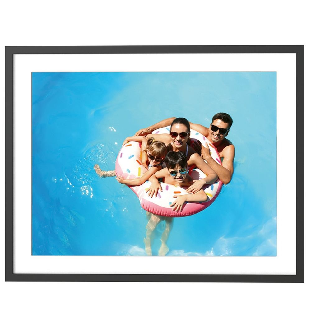 Agfaphoto Frameo Digitaler WiFi-Fotorahmen 17 Zoll, schwarz