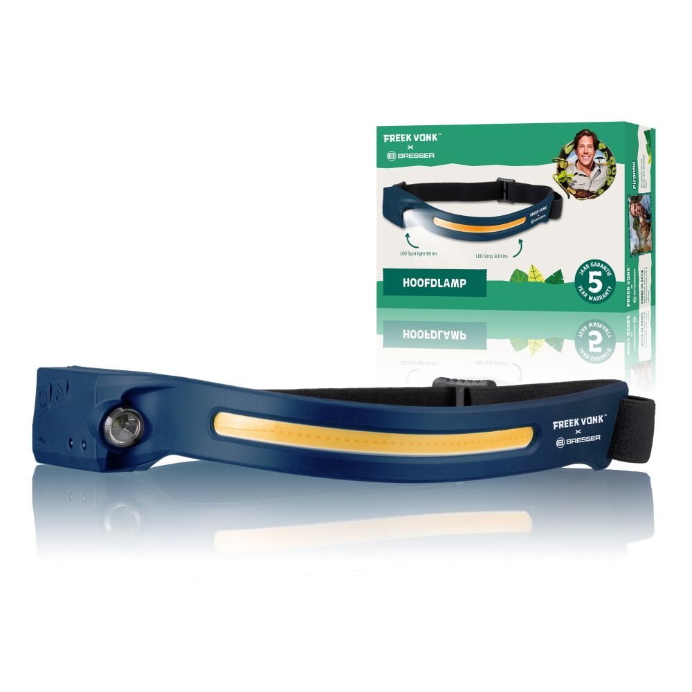 Freek Vonk x Bresser Stirnlampe mit LED-Streifen