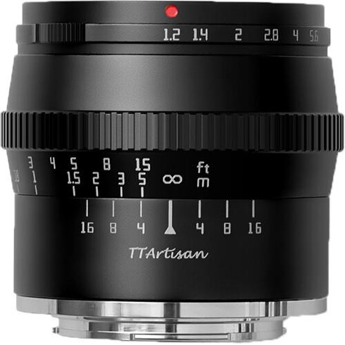 TTArtisan APS-C 50mm f1.2 L Noir OUTLET